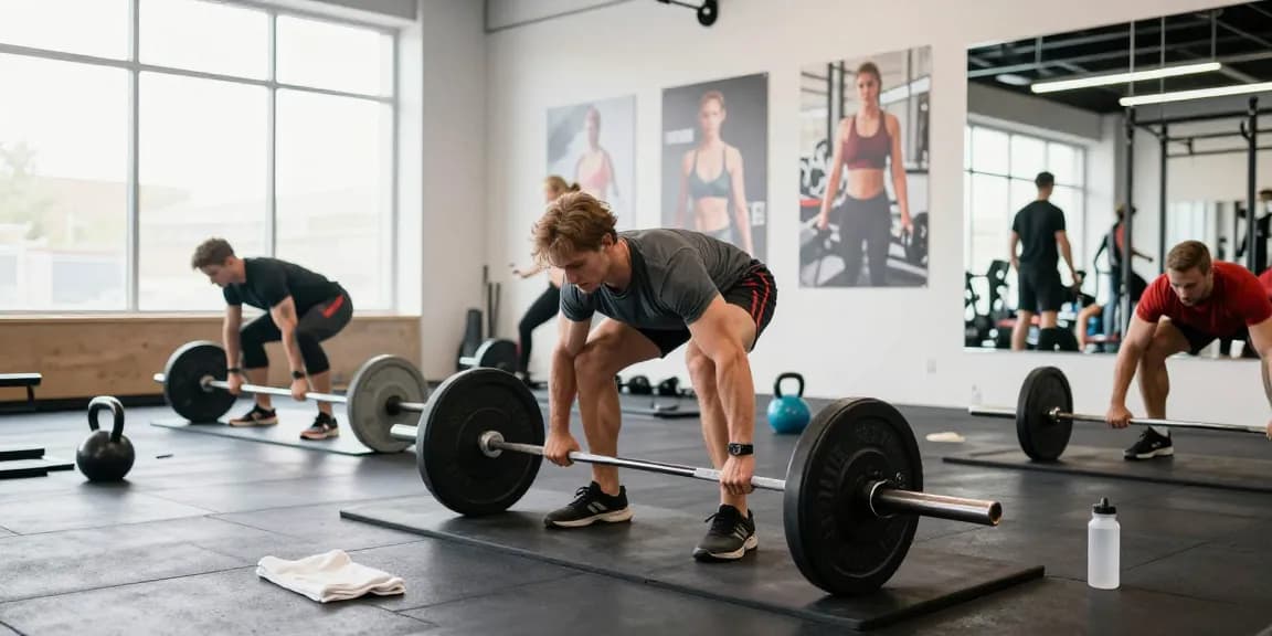 Prime Pharma Steroiden showcased in an active gym scene with lifters focused on performance and strength training.