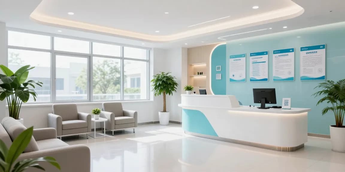 Best hair transplant turkey clinic reception area providing patient care and consultation in a professional setting.