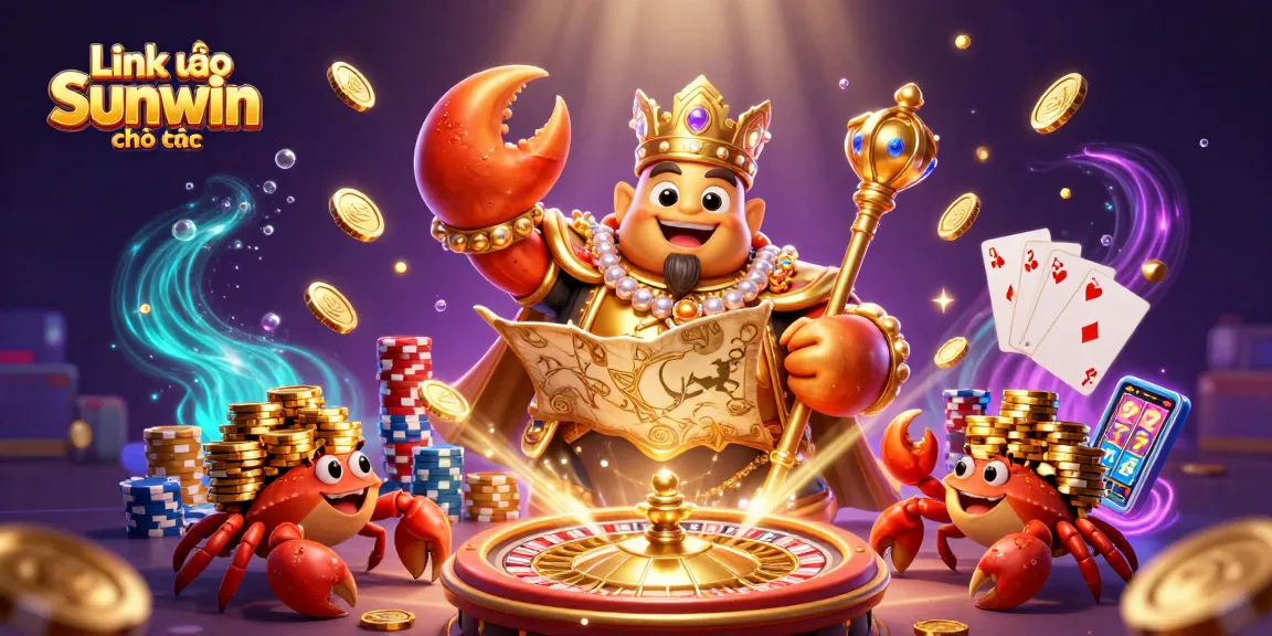 Experience thrilling gameplay with Link vào Sunwin chính thức featuring a vibrant 3D casino scene.