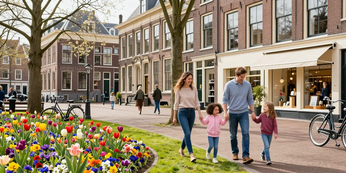 Tips den Haag for family outings with children enjoying spring in the city, exploring parks and shops