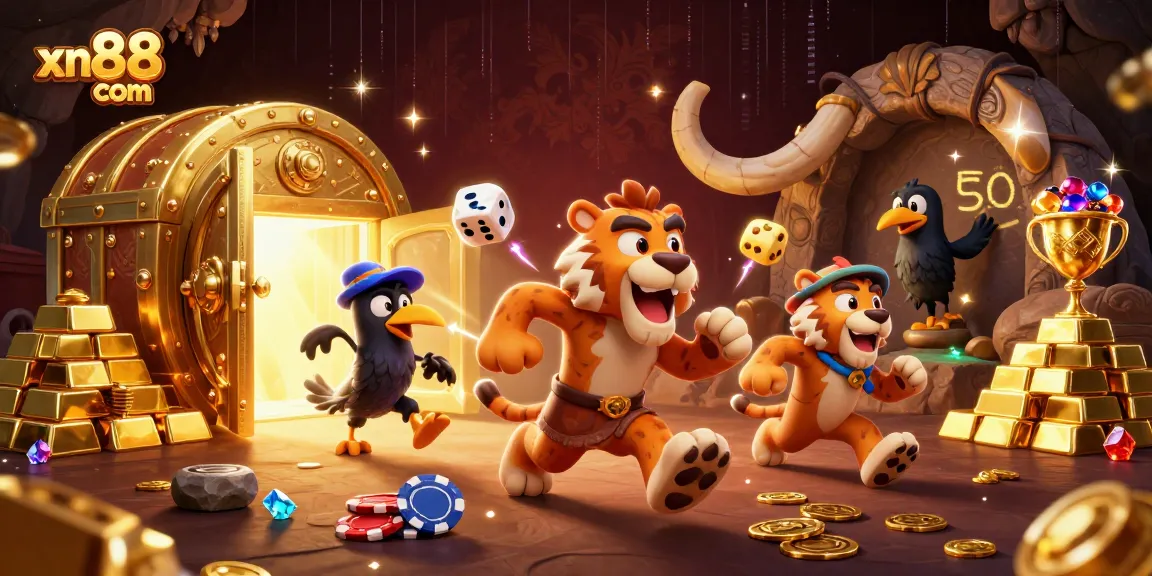 Play exciting games at xn88 com, featuring treasure vaults and dynamic casino action.