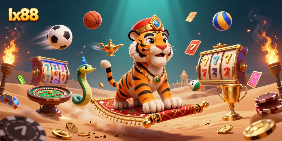 Bet on exciting games at lx88 with vibrant casino visuals and thrilling 3D elements.