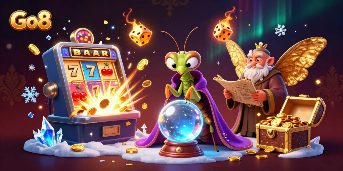 Engage with the enchanting Go8 gaming experience featuring a vibrant jackpot slot scene.