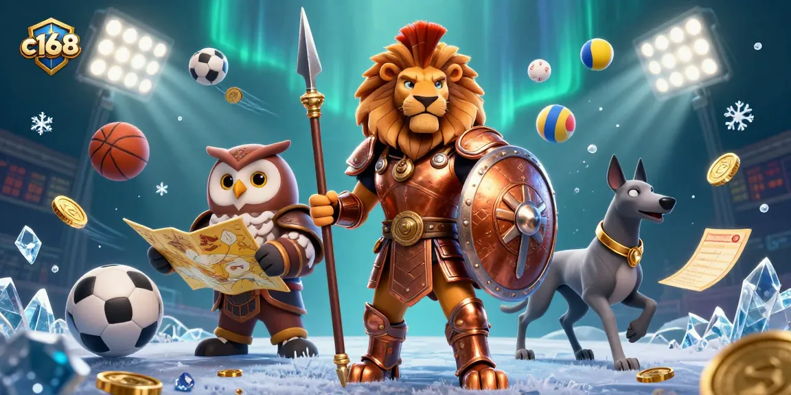 Experience thrilling sports betting excitement at c168 with dynamic characters in action.