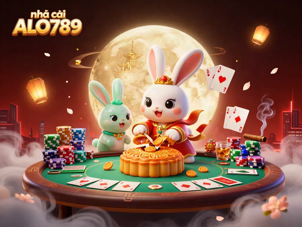 Bet and win at nhà cái ALO789 with engaging 3D illustrations showcasing casino gaming.