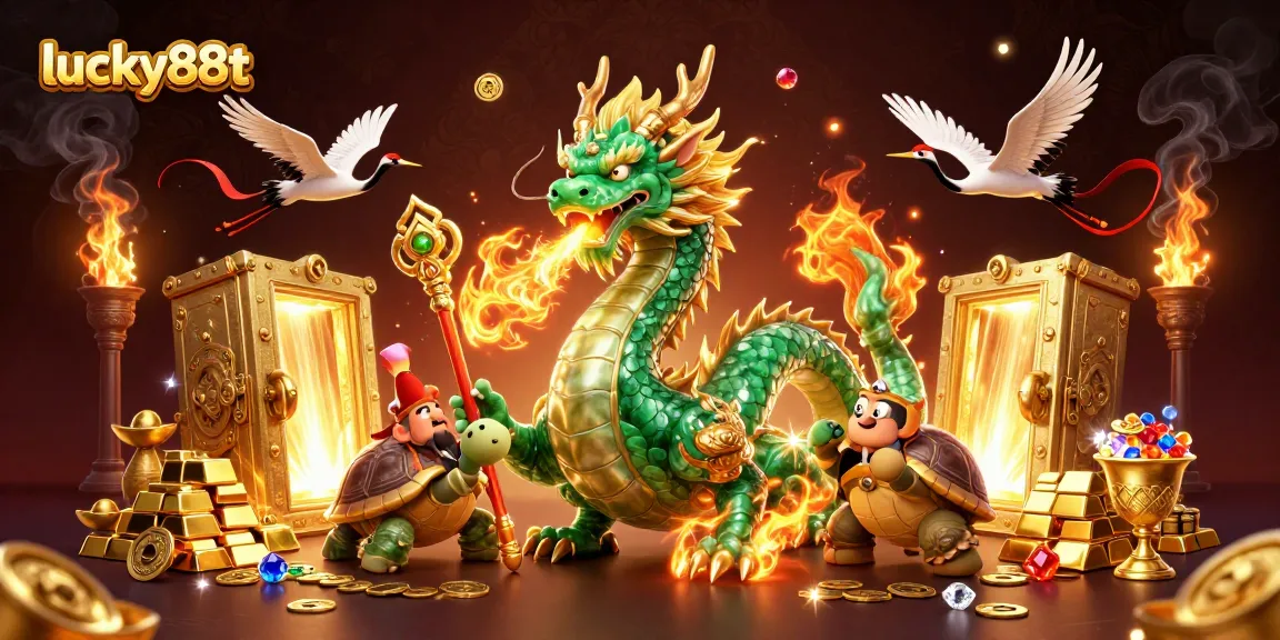 Experience thrilling action at lucky88t with vibrant 3D casino elements showcasing winning potential.