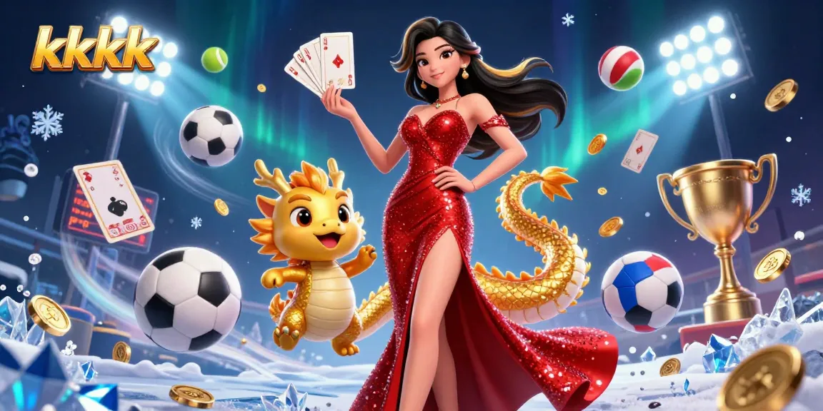 Experience the thrill of kkkk online betting with vibrant casino elements in an engaging 3D scene.