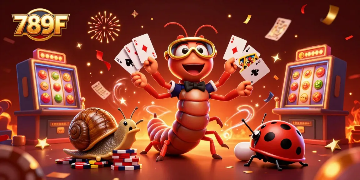 Experience the excitement at 789F casino with animated characters and dynamic gameplay elements.