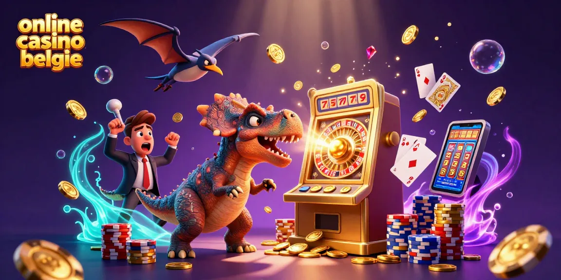 Experience thrilling moments at online casino belgie with vibrant 3D illustrations of jackpot wins and dynamic gameplay.