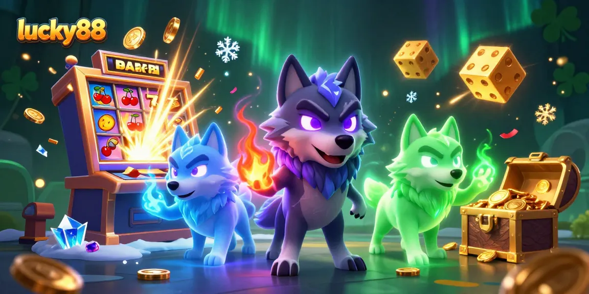 Experience thrilling wins with lucky88 in this vibrant 3D casino adventure featuring slot games.