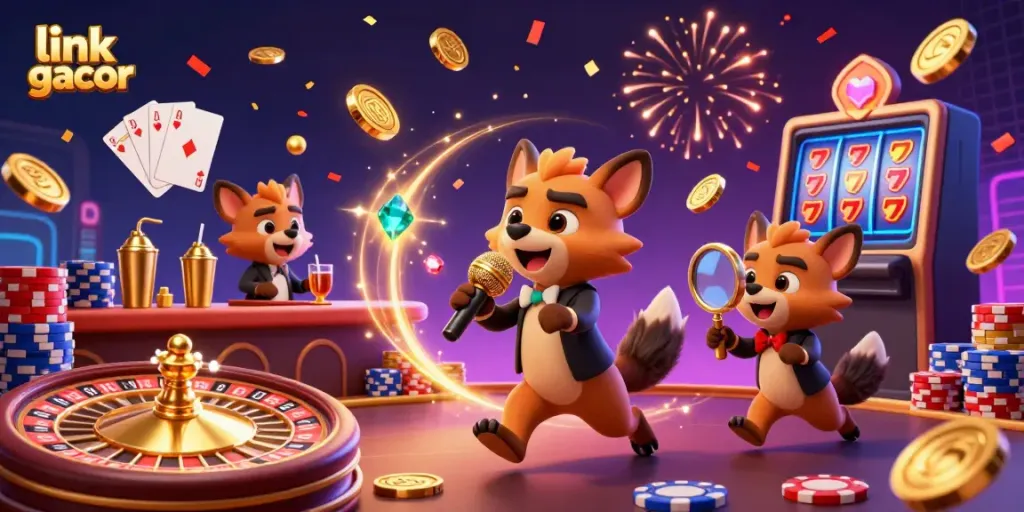 Experience winning moments at the lively link gacor comedy casino club with vibrant game elements and engaging characters.