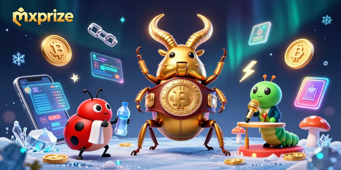Engage with mxprize using an illustration of a champion stag beetle in a vibrant casino setting.