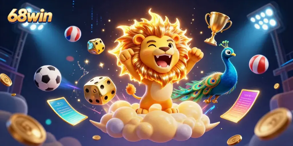 Experience thrilling 68win adventures with wins and excitement illustrated in stunning detail.
