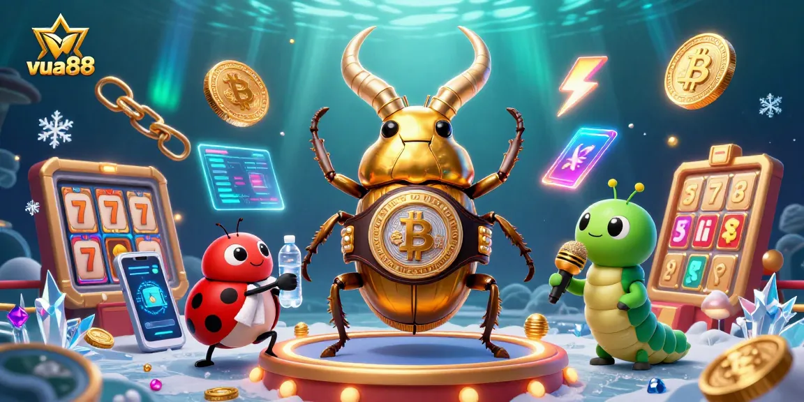 Engage with exhilarating gameplay at vua88 featuring a dynamic boxing illustration amidst vibrant casino elements.