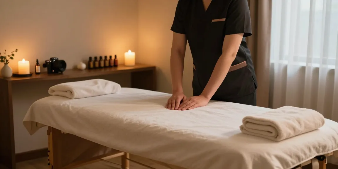 Experience tranquil 모텔출장마사지 in a serene motel setting with soothing ambiance and professional preparation.