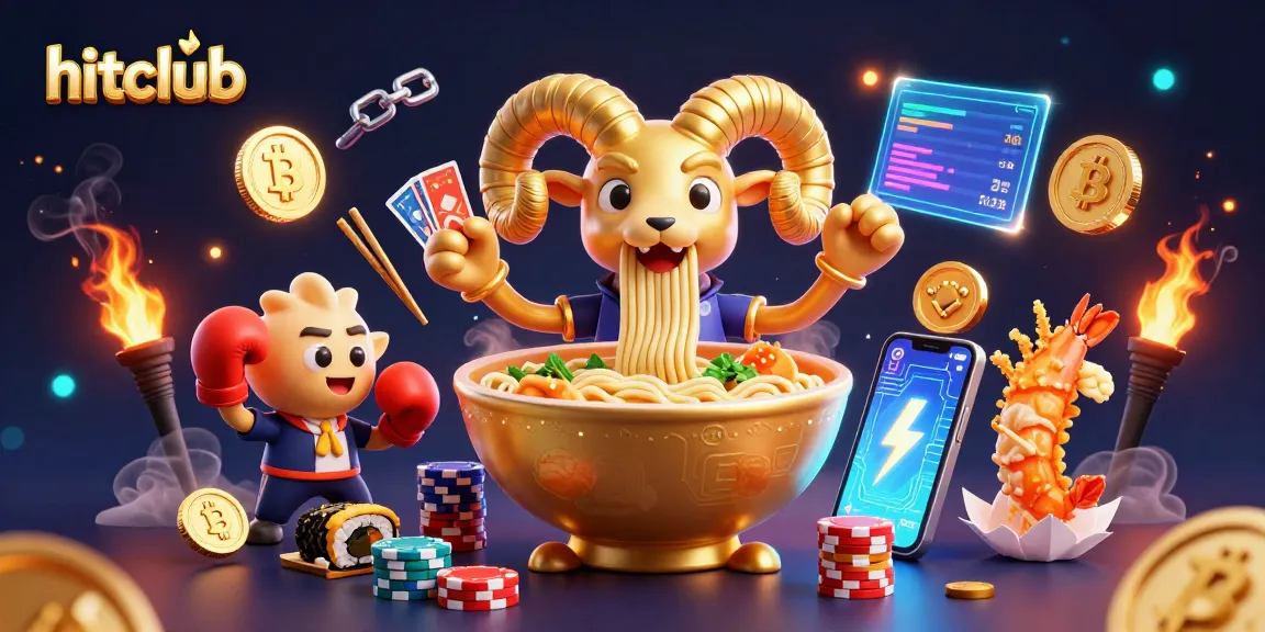 Spin and win with hitclub, featuring dynamic casino elements and vibrant characters in a 3D scene.