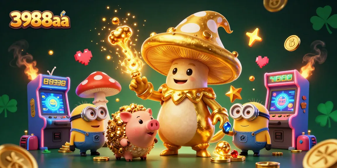 Engage in thrilling gameplay at 3988aa with vibrant, golden characters and immersive gaming elements.