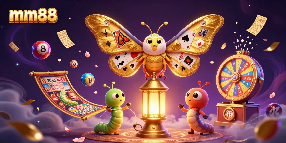 Experience thrilling moments at mm88 with a vibrant 3D casino scene filled with excitement.
