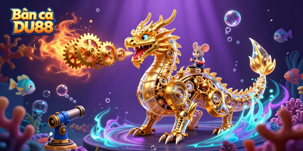 Bắn cá DU88 invites players to navigate a vibrant underwater world filled with engaging sea creatures and dynamic shooting elements.