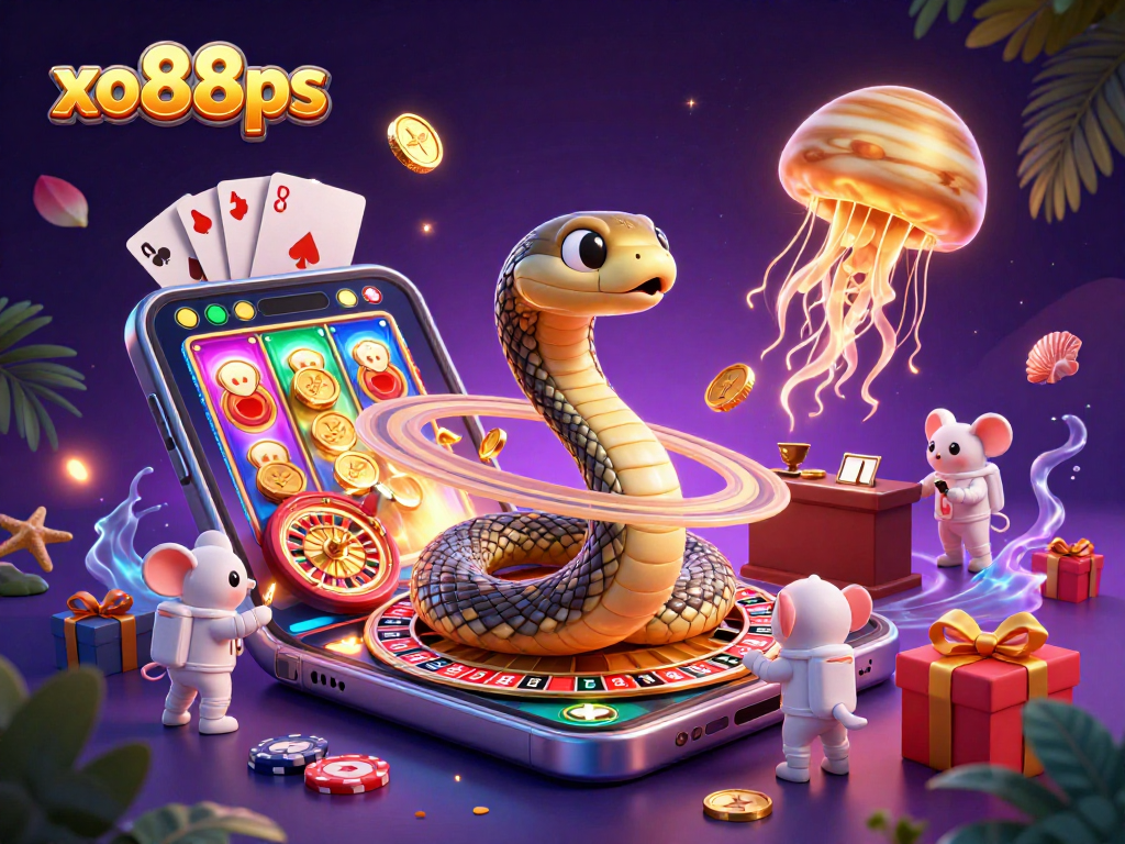 Experience thrilling gameplay at xo88ps with vibrant casino characters and dynamic gaming elements.