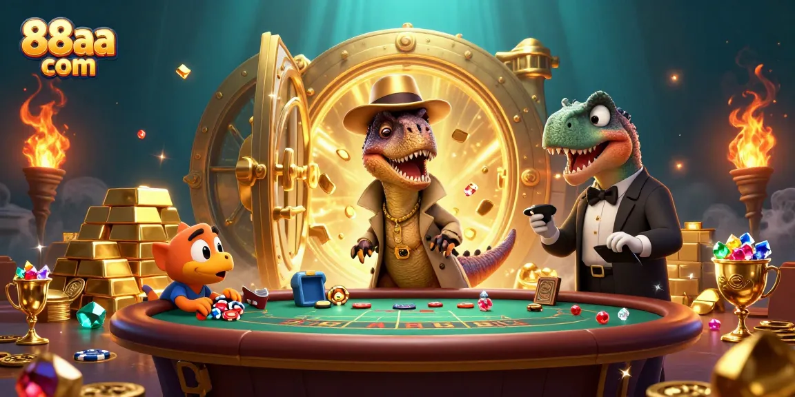 Experience thrilling wins with 88aa com at a blackjack table featuring unusual characters.