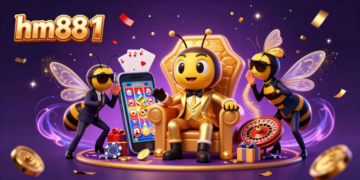 Spin the reels with hm88 1 and win big in this vibrant and energetic casino scene.
