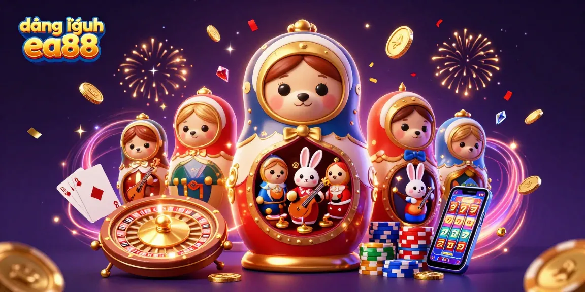 Experience excitement with đăng nhập ea88 at a vibrant casino scene featuring engaging characters and gameplay elements.