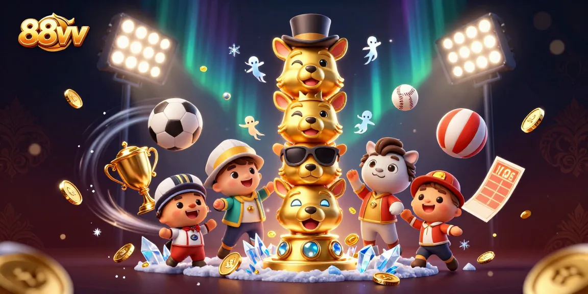 Bet on 88vv with thrilling gaming features, showcasing a vibrant casino experience.